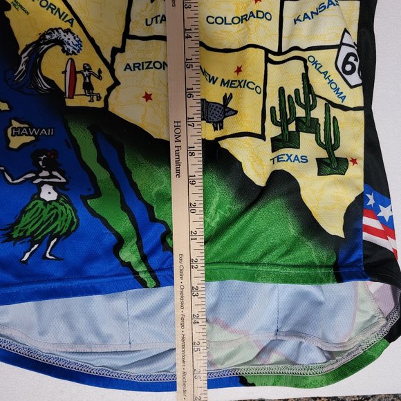 RARE Voler One if by Land, Two if by Sea Cycling Jersey Size Medium - Picture 6 of 7